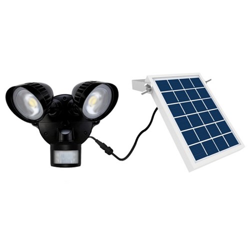 55-176 - HOUSEWATCH LED SOLAR SPOTLIGHT 2 X 8W WITH SENSOR
